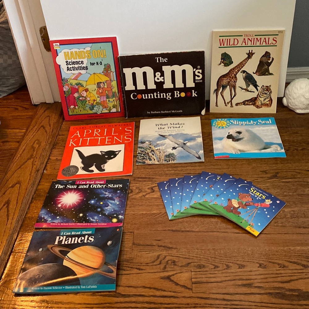 9 Book Science, Math and Animals Children’s Set